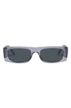 LE SPECS RECOVERY 53MM RECTANGLE SUNGLASSES