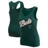 Pro Standard Hunter Green Milwaukee Bucks Script Tank Top In Hunter Green