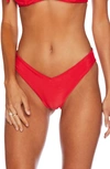 Beach Riot Vanessa Bikini Bottoms In Red