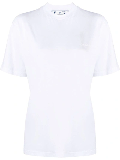 Off-white Cotton Jersey T-shirt In White