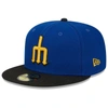 New Era Men's  Royal, Black Seattle Mariners 2023 City Connect 59fifty Fitted Hat In Royal