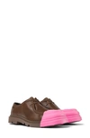 Camper Junction Contrasting-toecap Brogues In Brown