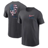 Nike Anthracite San Diego Padres Americana T-shirt In Anthracite