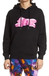 Ice Cream Bears Graphic Hoodie In Black