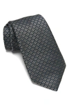 Nordstrom Edwin Neat Silk Tie In Grey
