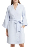 Nordstrom Everyday Waffle Robe In Blue Halogen