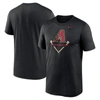 Nike Black Arizona Diamondbacks Icon Legend Performance T-shirt In Black
