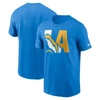 NIKE NIKE POWDER BLUE LOS ANGELES CHARGERS LOCAL ESSENTIAL T-SHIRT