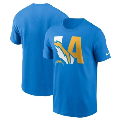 NIKE NIKE POWDER BLUE LOS ANGELES CHARGERS LOCAL ESSENTIAL T-SHIRT