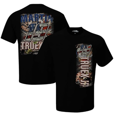 Joe Gibbs Racing Team Collection Black Martin Truex Jr Patriotic T-shirt
