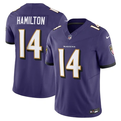 Nike Kyle Hamilton Purple Baltimore Ravens Vapor F.u.s.e. Limited Jersey