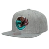 Mitchell & Ness Men's  Heather Gray Vancouver Grizzlies Hardwood Classics 2.0 Snapback Hat In Heather Gray
