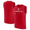NIKE NIKE RED ST. LOUIS CARDINALS EXCEED PERFORMANCE TANK TOP
