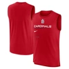 Nike Red St. Louis Cardinals Exceed Performance Tank Top In Red