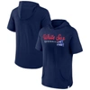 Fanatics Branded Navy Chicago White Sox Offensive Strategy Short Sleeve Pullover Hoodie In Navy
