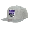 Mitchell & Ness Men's  Heather Gray Sacramento Kings Hardwood Classics 2.0 Snapback Hat In Heather Gray