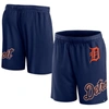 Fanatics Branded  Navy Detroit Tigers Clincher Mesh Shorts In Navy