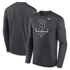 Nike Anthracite Boston Red Sox Icon Legend Performance Long Sleeve T-shirt In Anthracite
