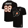 MITCHELL & NESS MITCHELL & NESS ERIC LINDROS BLACK PHILADELPHIA FLYERS NAME & NUMBER T-SHIRT