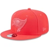 NEW ERA NEW ERA RED TAMPA BAY BUCCANEERS COLOR PACK BRIGHTS 9FIFTY SNAPBACK HAT