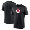 NIKE NIKE BLACK CINCINNATI REDS NEW LEGEND LOGO T-SHIRT