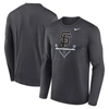 Nike Anthracite San Francisco Giants Icon Legend Performance Long Sleeve T-shirt In Anthracite