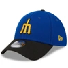 Shop New Era Royal/black Seattle Mariners 2023 City Connect 39thirty Flex Fit Hat