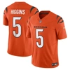 NIKE NIKE TEE HIGGINS ORANGE CINCINNATI BENGALS VAPOR F.U.S.E. LIMITED JERSEY