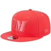 NEW ERA NEW ERA RED WASHINGTON COMMANDERS COLOR PACK BRIGHTS 9FIFTY SNAPBACK HAT