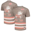 Mitchell & Ness Men's  Brown Cleveland Browns Jumbotron 3.0 T-shirt In Brown