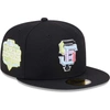 New Era Black San Francisco Giants Multi-color Pack 59fifty Fitted Hat In Black