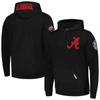 Pro Standard Black Alabama Crimson Tide Classic Pullover Hoodie In Black