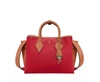 MCM MCM MCM RED MILANO RUBY LEATHER MEDIUM TOTE SHOULDER WOMEN'S BAG