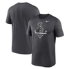 Nike Men's  Anthracite Chicago White Sox Big And Tall Icon Legend Performance T-shirt In Anthracite