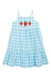 HARPER CANYON KIDS' TIERED EMBROIDERED DRESS