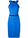 MUGLER belted dress,DRYCLEANONLY