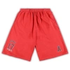 PROFILE SHOHEI OHTANI RED LOS ANGELES ANGELS BIG & TALL STITCHED DOUBLE-KNIT SHORTS