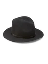 Rag & Bone Floppy Brim Fedora In Black