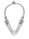 KONSTANTINO Penelope Sterling Silver Multi-Row Station Necklace