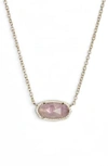 Kendra Scott Elisa Birthstone Crystal Necklace In February/ Amethyst