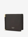 TOM FORD TEXTURED LEATHER MONEY CLIP WALLET,416-3002867-Y0231FC95