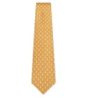 FERRAGAMO Seal and ball silk tie