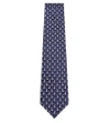 FERRAGAMO Seal and ball silk tie