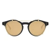 LINDA FARROW LFL569 oval clip-on sunglasses