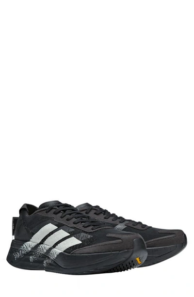 Y-3 Striped Lace-up Sneakers In Black White
