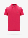 Polo Ralph Lauren Classic Cotton Polo Shirt With Embroidered Logo In Pink