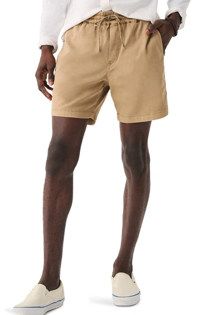 Faherty Essential Drawstring Shorts In Oakwood