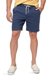 Faherty Essential Drawstring Short (6.5" Inseam) In Washed Navy