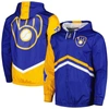 Mitchell & Ness Men's  Royal Milwaukee Brewers Undeniable Full-zip Hoodie Windbreaker Jacket In Royal