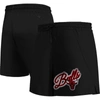 PRO STANDARD PRO STANDARD  BLACK CHICAGO BULLS SCRIPT WOVEN SHORTS